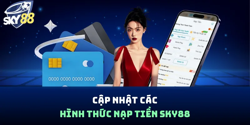 Cập nhật các hình thức nạp tiền Sky88